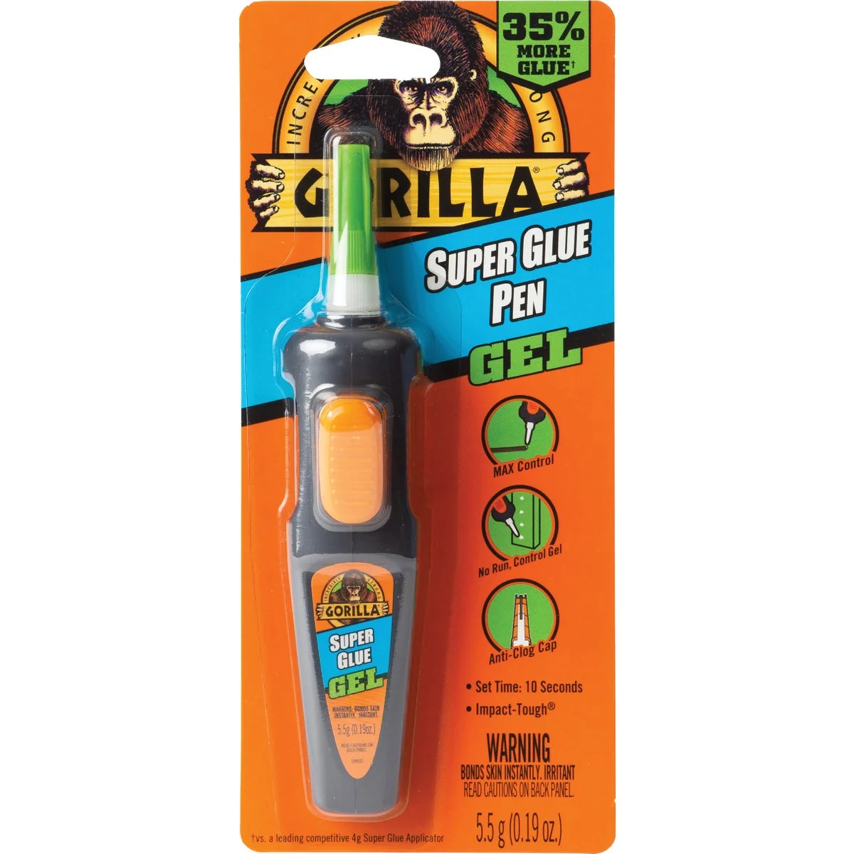 Next-Generation Gorilla 0.19 Oz. Super Glue Pen Powerful