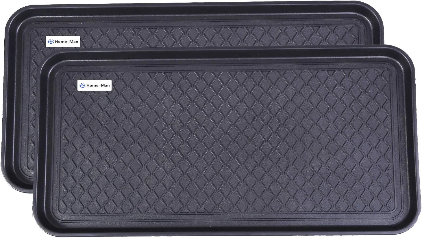 Powerful Multi-Purpose Boot Tray Mat Shoe Tray Mat Dog Feeding Tray Waterproof Trays for Indoor and Outdoor Floor Protection 30 x 15 2 Pack Authentic