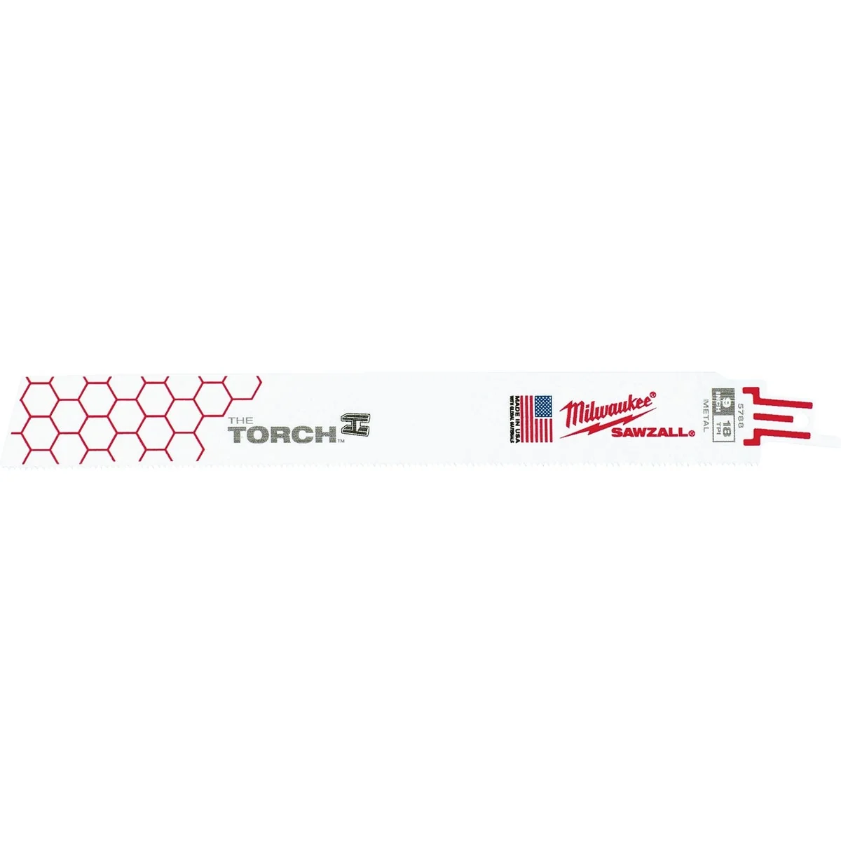 Proven Milwaukee SAWZALL The TORCH 9 In. 18 TPI Metal Demolition Reciprocating Saw Blade 25-Pack Practical