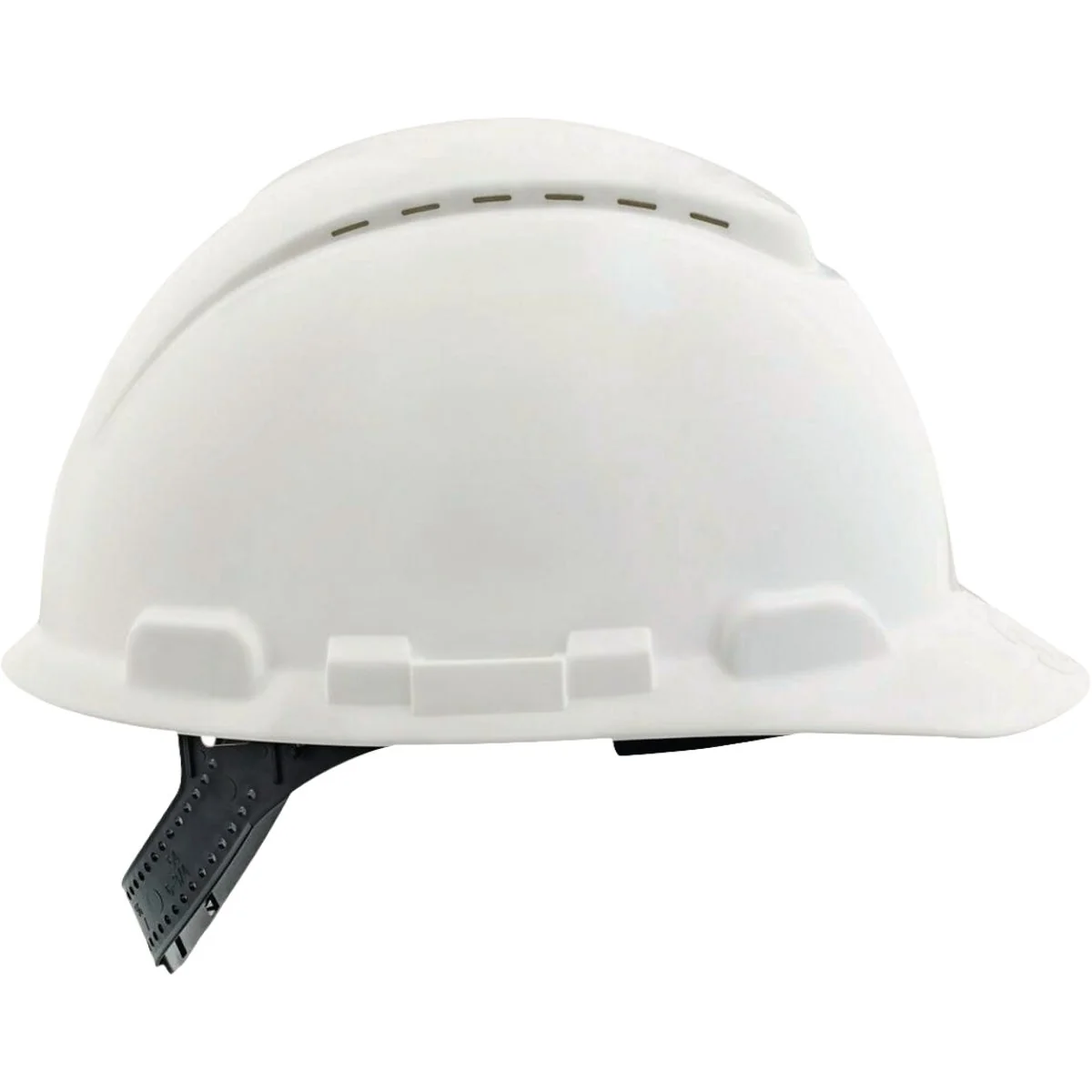 Modern 3M White Vented Hard Hat with Pin Lock Solid