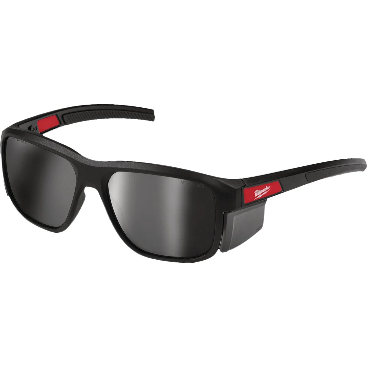 Healthy Milwaukee Full Frame Safety Glasses with Silver Mirrored Anti-Scratch Lenses Removable Side Shields Soft
