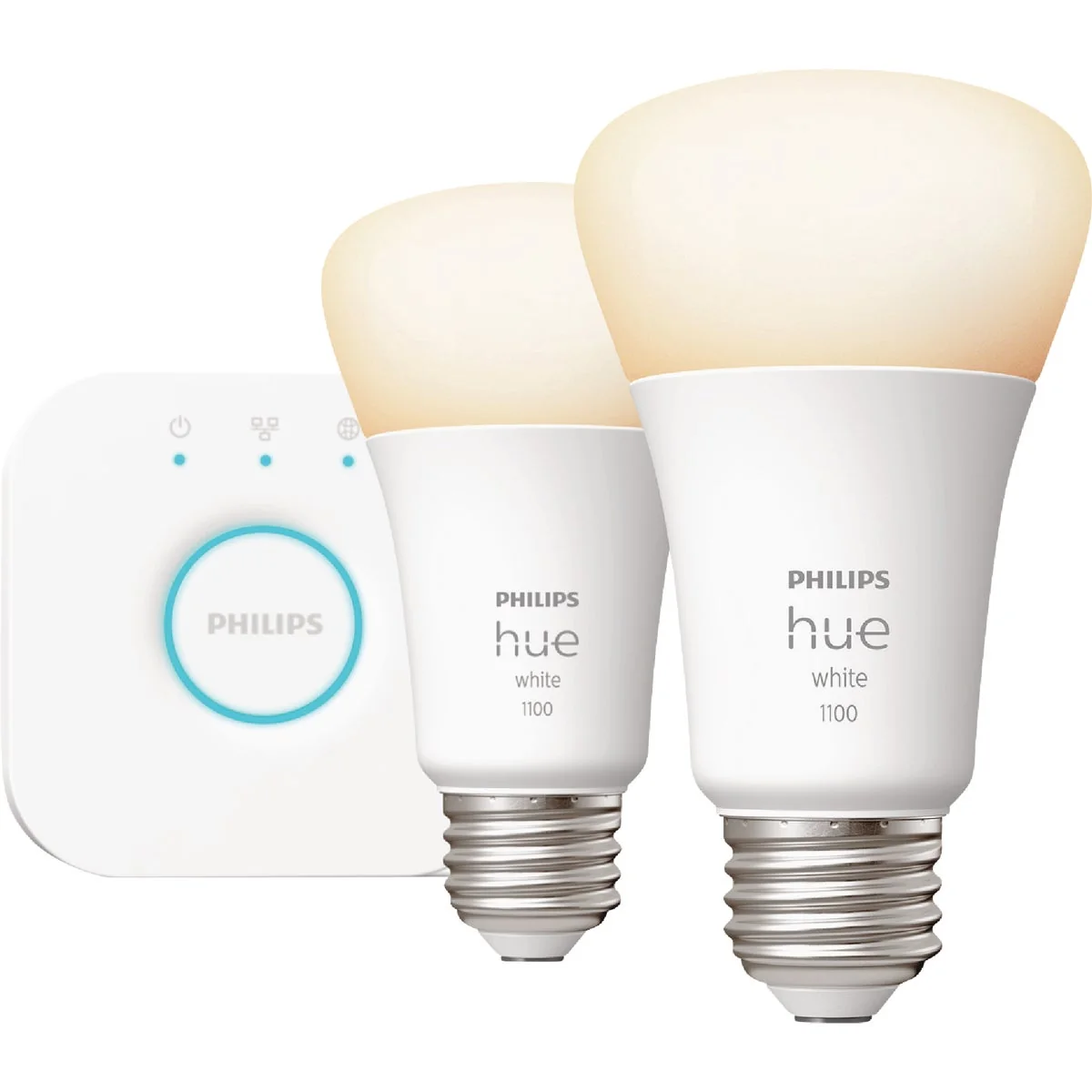 Artisan Philips Hue 2-Bulb 75W Equivalent Cool White A19 Medium Dimmable LED L Outstanding