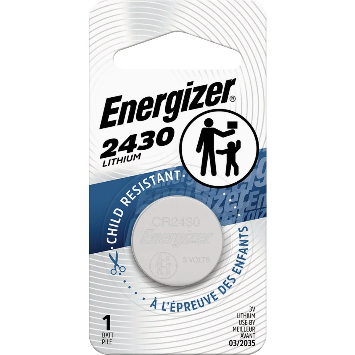 Soft Energizer 2430 Lithium Coin Battery Outstanding