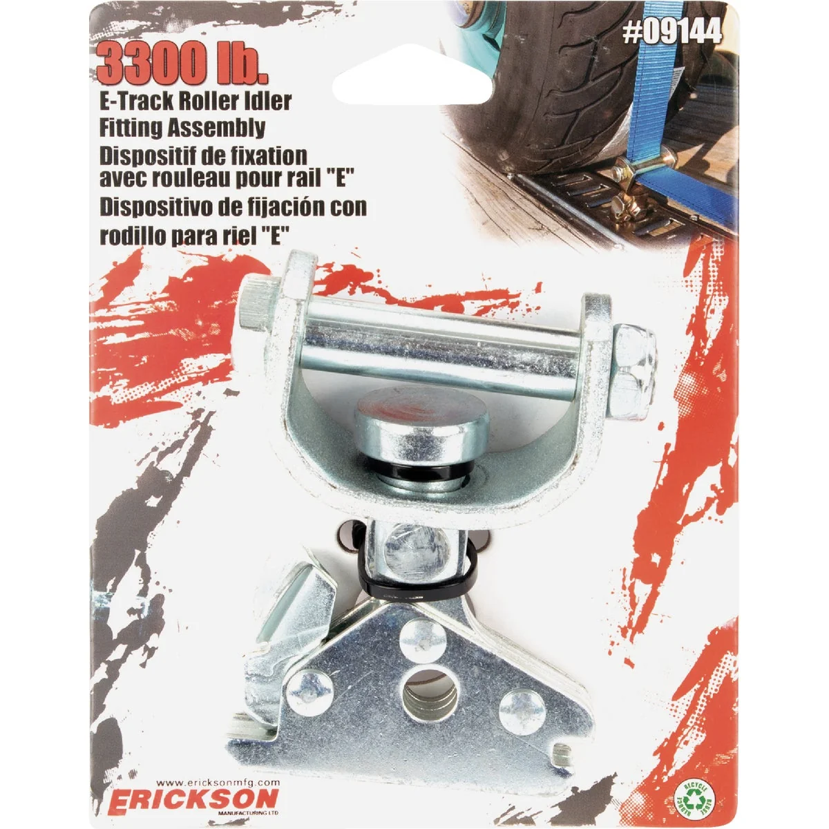 Healthy Erickson E-Track 3300 Lb. Roller Idler Fitting Assembly Proven