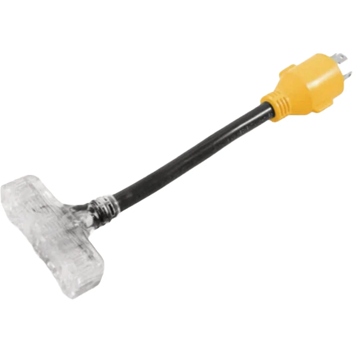 Effective Camco Power Grip 30-Amp 4-Prong Heavy-Duty Locking Generator Adapter Organic