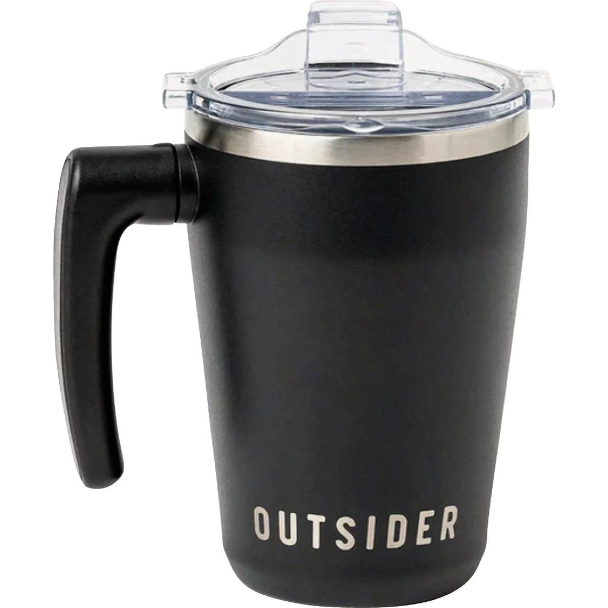 Natural Outsider Coffee Mug with Swivel Handle Black Innovative