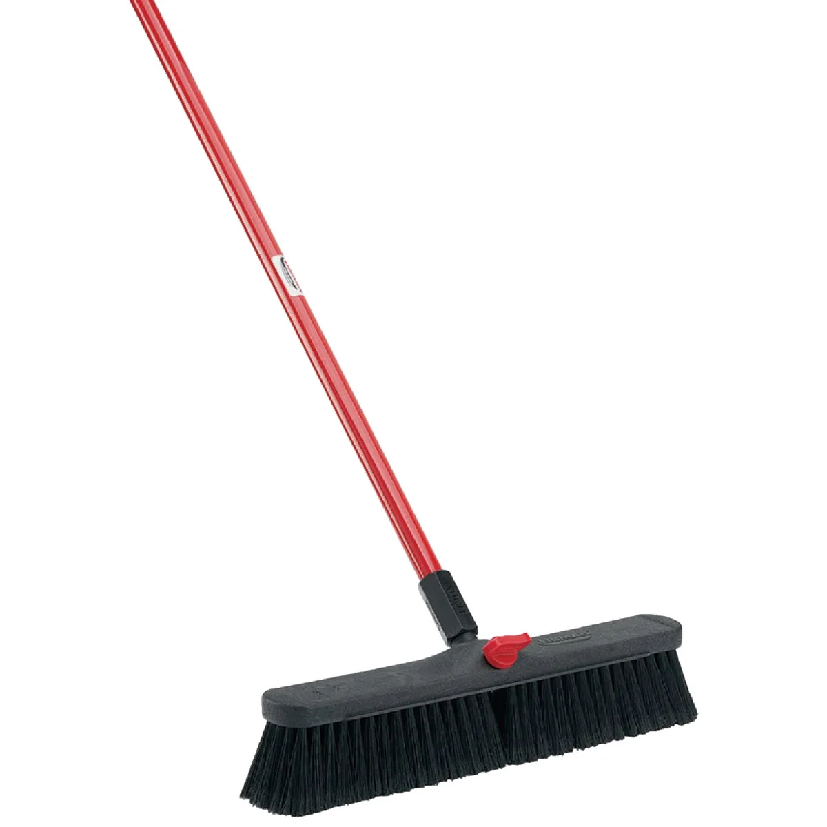 Functional Libman 18 In. x 64 In. Steel Handle Smooth Surface Push Broom Lightweight