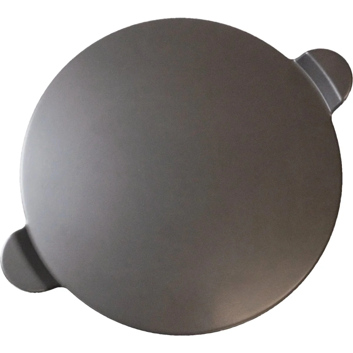 Eco-Friendly Old Stone 15 In. Grey Glazed Round Pizza Stone With Handles Secure
