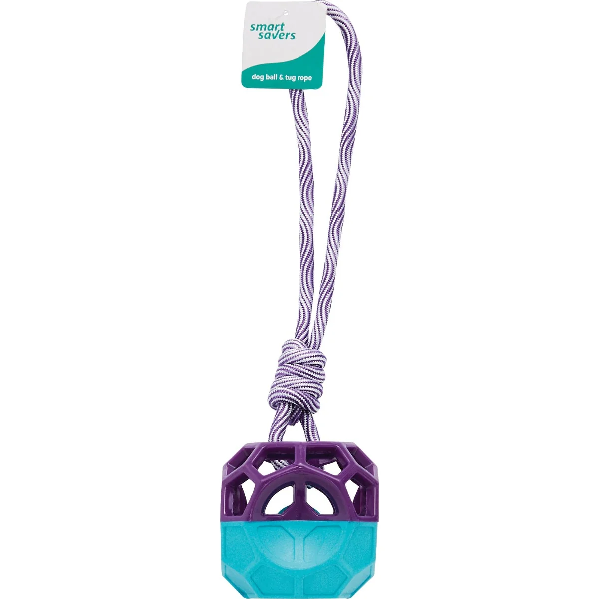 Sophisticated Smart Savers Dog Ball with Tug Rope Excellent