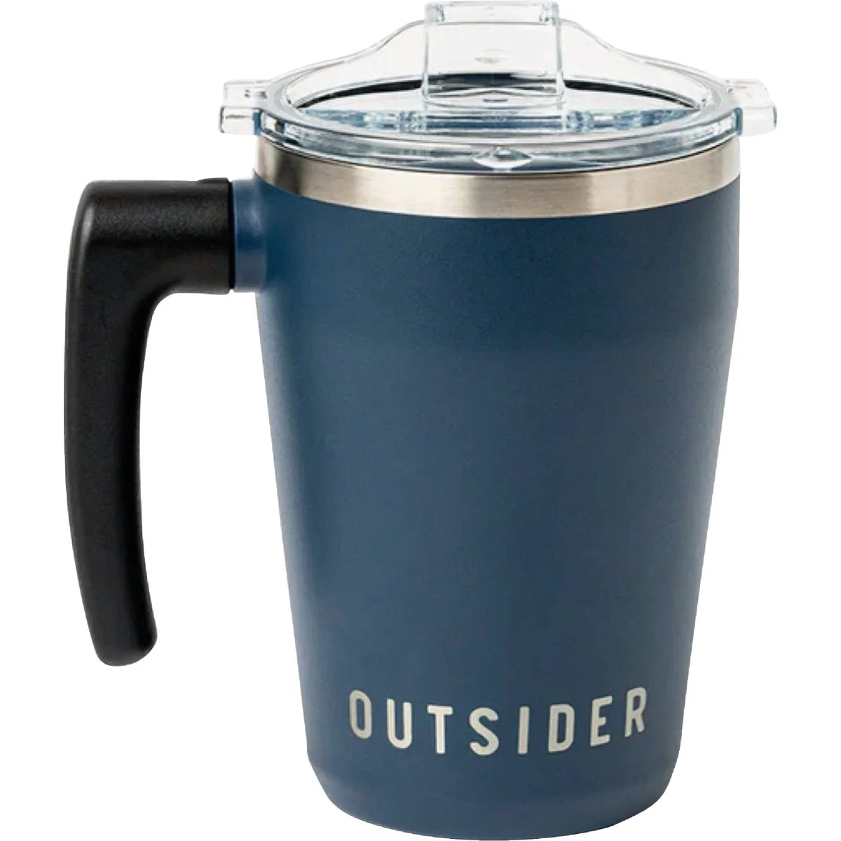 Efficient Outsider Coffee Mug with Swivel Handle Navy Fine Crafted