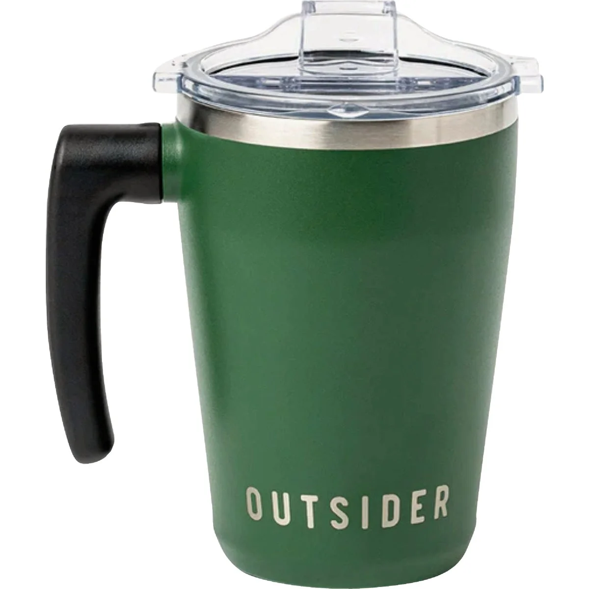 Enhanced Outsider Coffee Mug with Swivel Handle Green Authentic