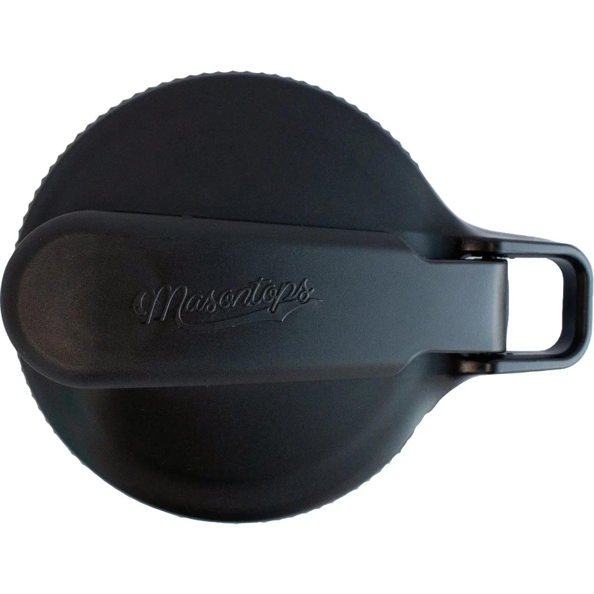 Professional Masontops Multi Top Regular Mouth Flip Cap Lid Black Minimalist
