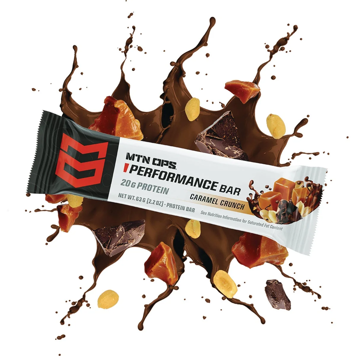 Relaxed MTN OPS Performance Conquer Caramel Crunch Protein Bar Verified