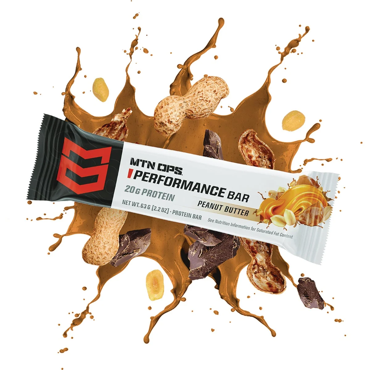 Functional MTN OPS Performance Peanut Butter Bliss Protein Bar High-End