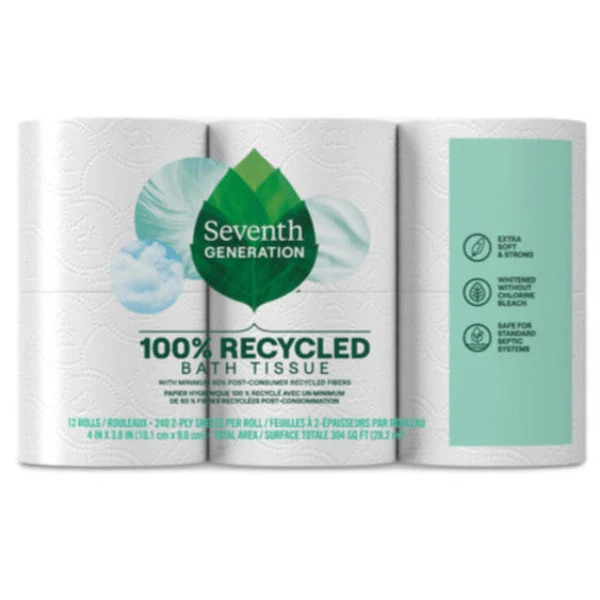 Proven Seventh Generation 2-Ply Bathroom Tissue 240 sheets per roll Powerful