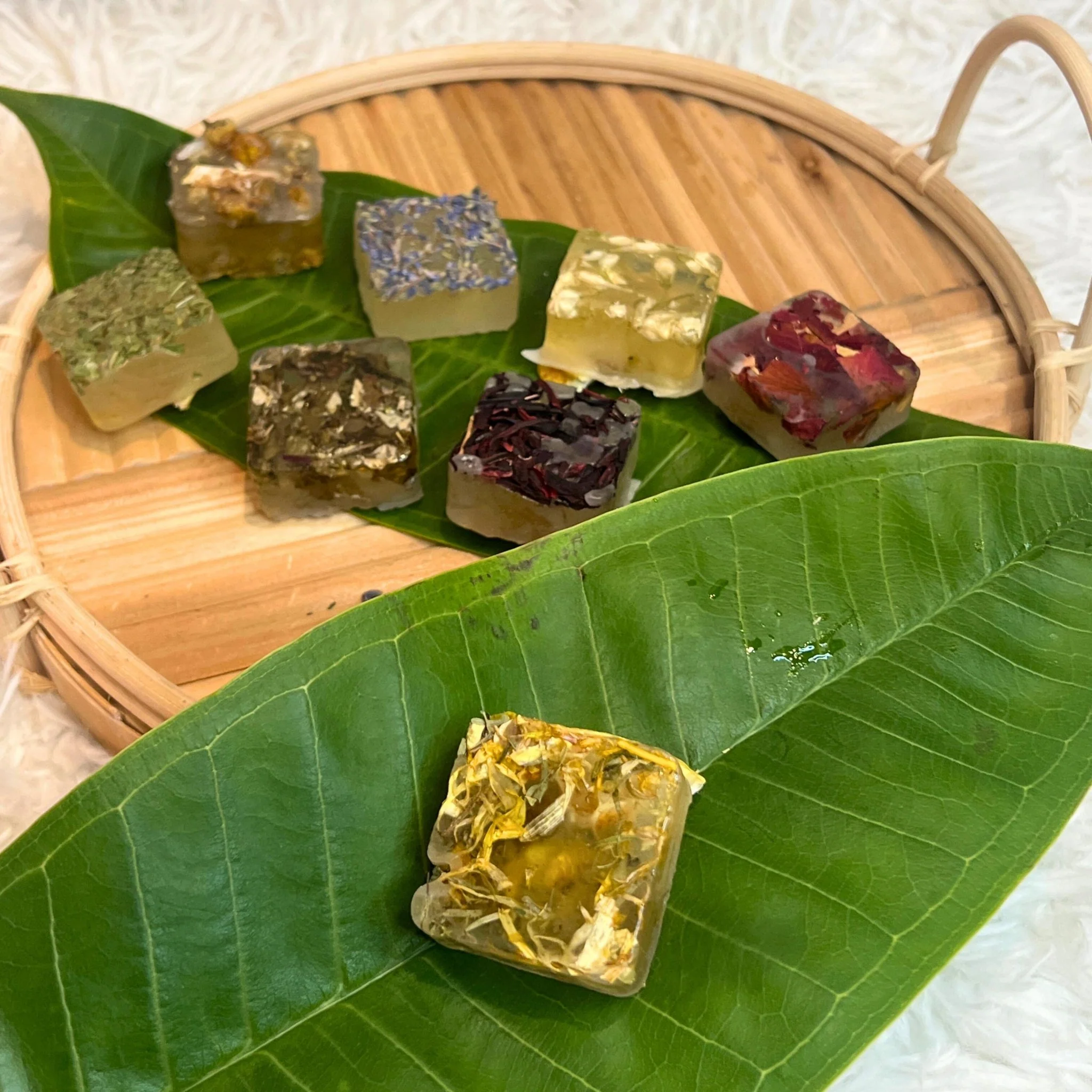 Certified Calendula Herbal Tea Bombs Floral Tea Sugar Candy Cubes Beverage Sweetener Exclusive