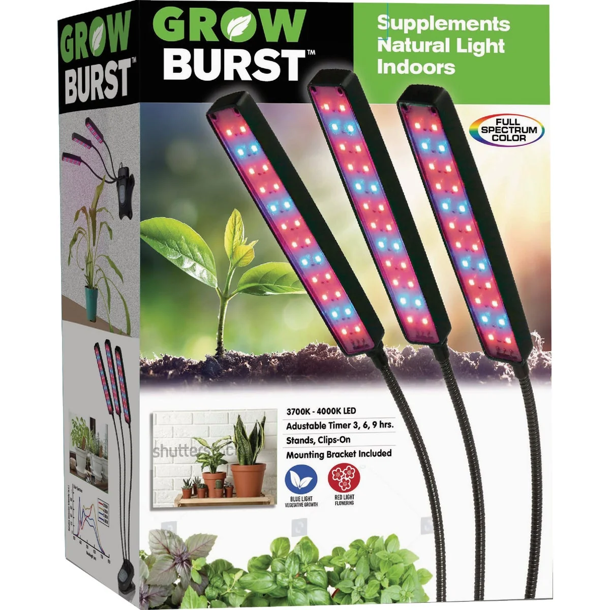 Minimalist Bell Howell Grow Burst Natural Indoor Light Premium