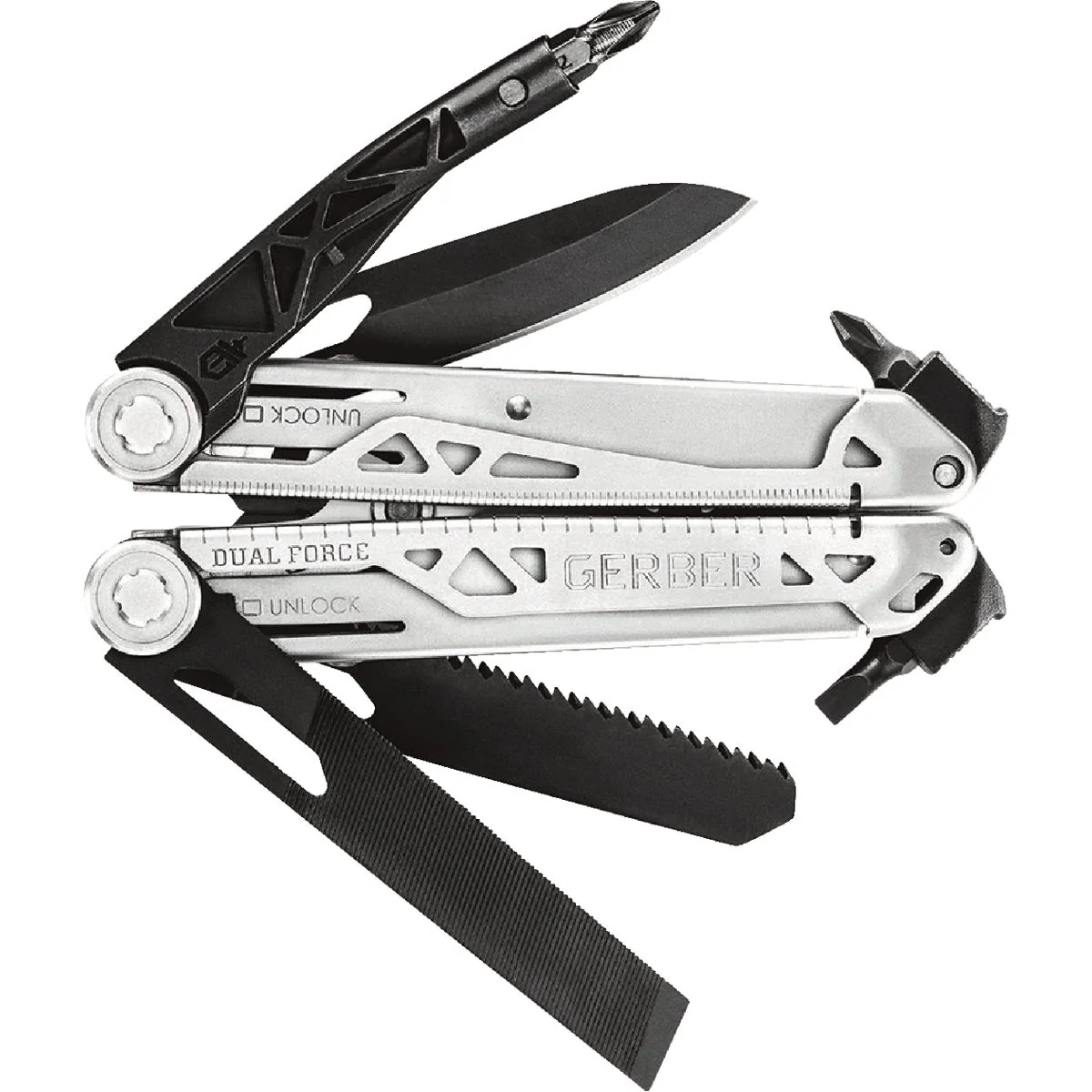 Elegant Gerber Dual Force 12-In-1 Stainless Steel Multi-Tool Certified