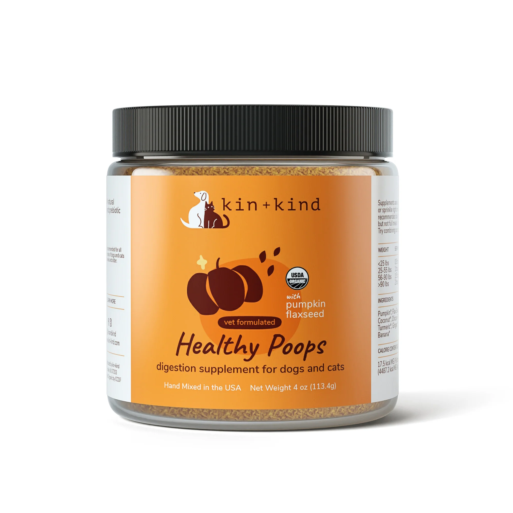 Functional kin kind Digestive Support Powder Supplement for Dogs and Cats Verified