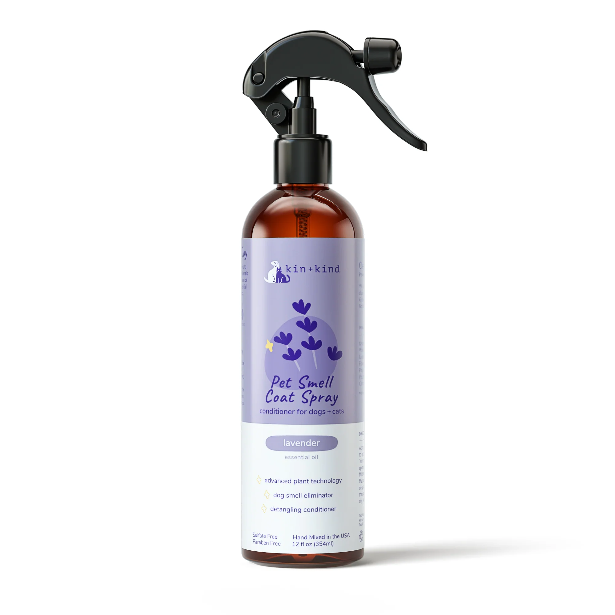 Original Design kin kind Lavender Natural Coat Spray for Dog Cat Traditional