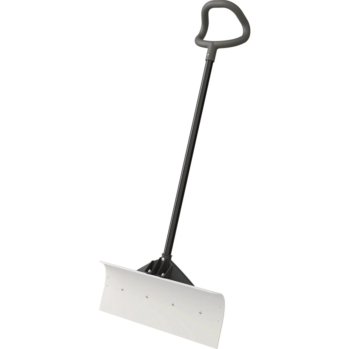 Durable Suncast 24 In. Ultra High Molecular Weight Steel Resin Snow Pusher Fine