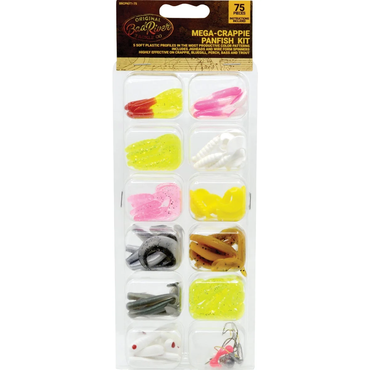 Fashionable Bad River Mega-Crappie Panfish Kit 75-Piece Verified