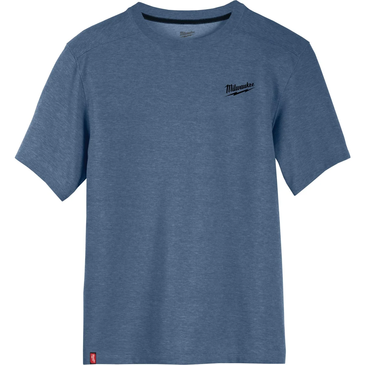 Smooth Milwaukee FLEX Men's 2XL Blue Short Sleeve Hybrid T-Shirt Refined