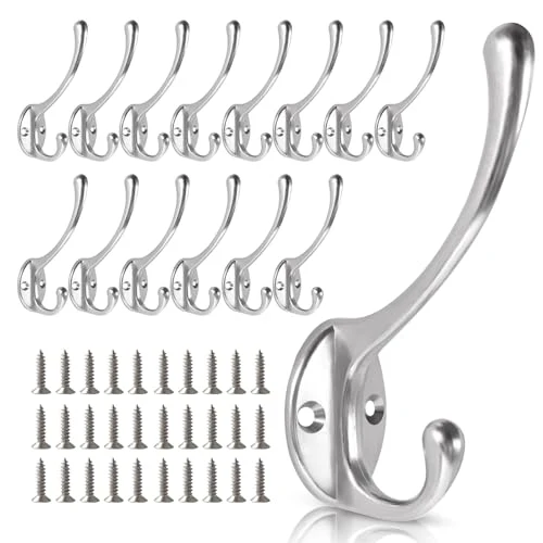 Sustainable Wall Hooks for Hanging 15 Count High-Performance