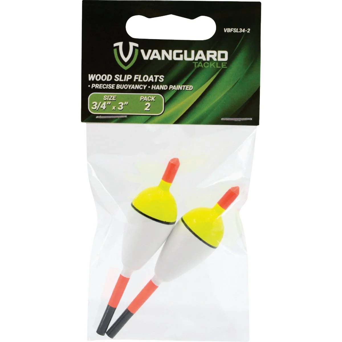 Next-Generation Vanguard 3 4 In. x 3 In. Slip Float Bobber 2-Pack Specialty