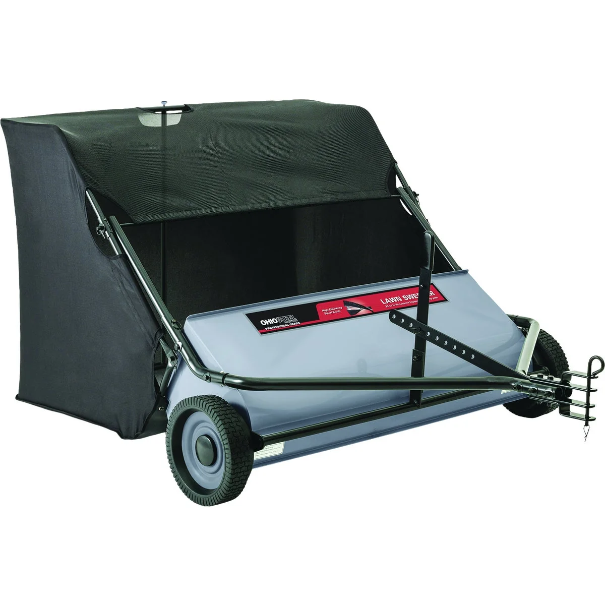 Soft Ohio Steel 42 In. 22 Cu. Ft. Tow-Behind Lawn Sweeper Original Design
