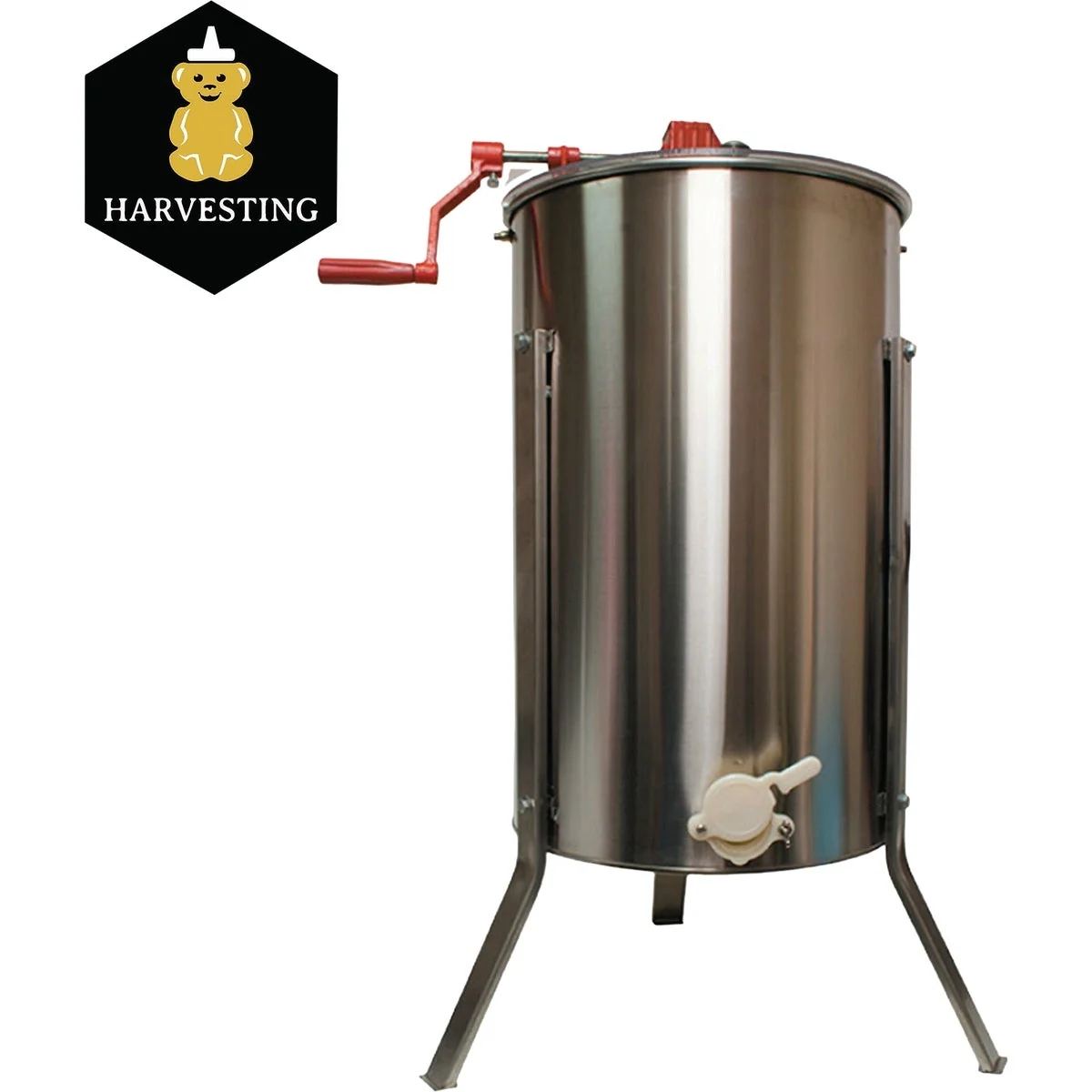 High-End Harvest Lane Honey 2-Frame Metal Extractor Long-Lasting