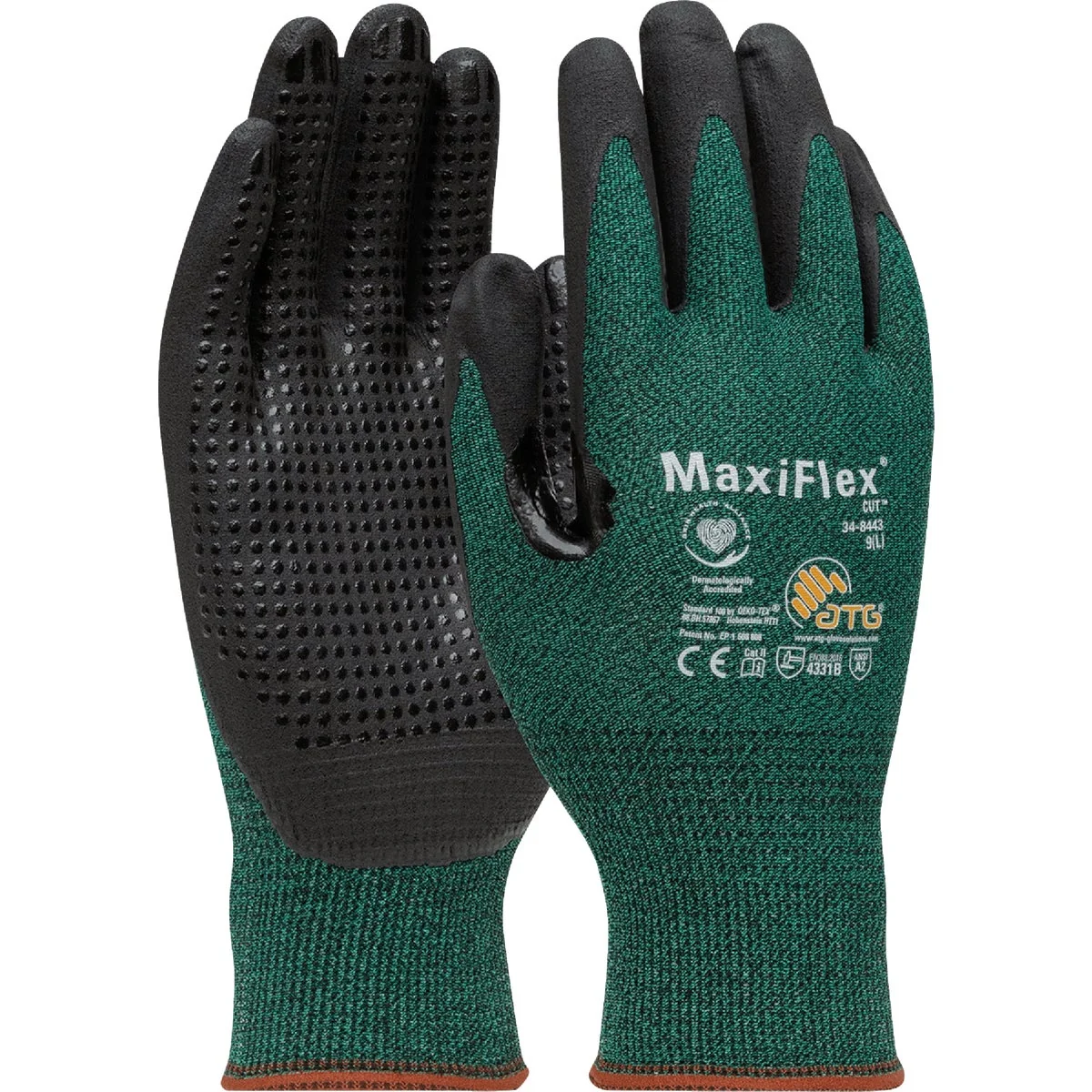 Next-Generation MaxiFlex Cut Men's XL Nitrile Coated Cut Resistant Glove Crafted