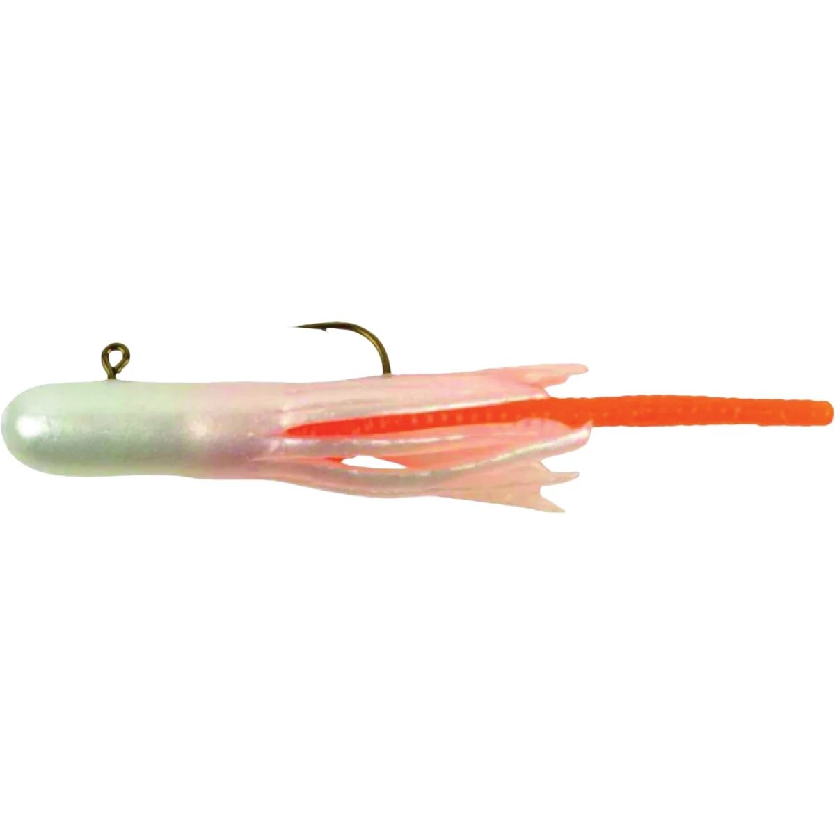 Reusable Berkley PowerBait Pearl Orange Pre-Rigged Atomic Teasers Lure 3-Pack Consistent