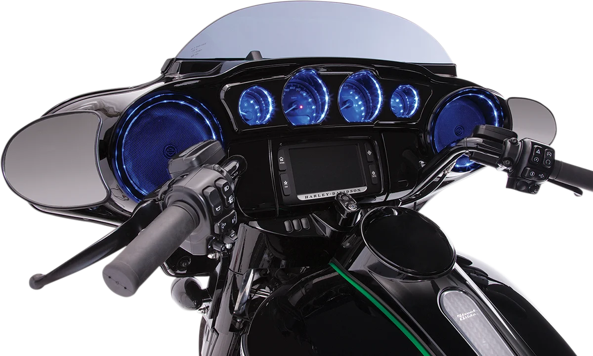 Expertly Made CIRO Dash Accent with LED Lights - Black 42201 Modern