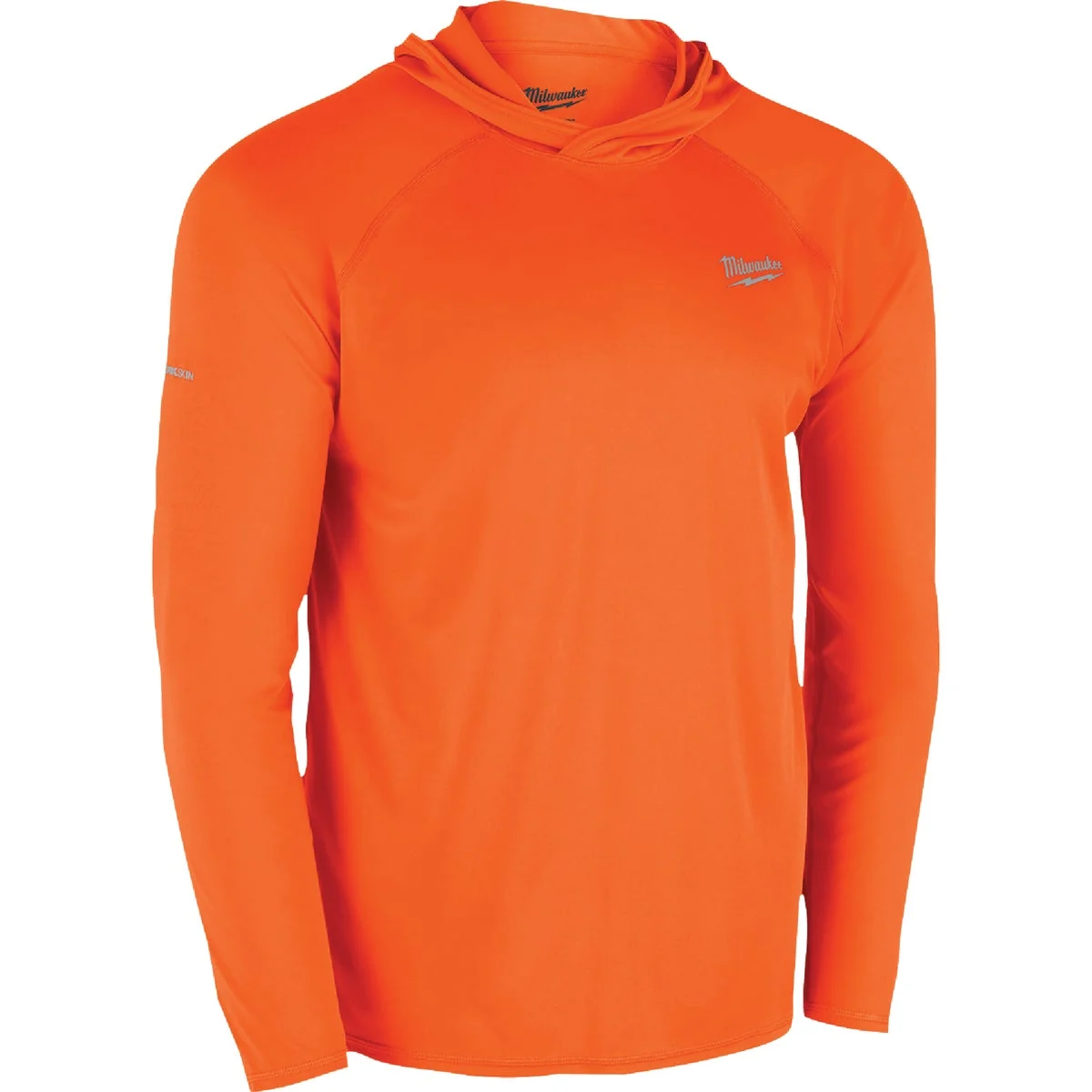 Environmentally Friendly Milwaukee WORKSKIN Men's Medium Orange Hooded Sun Shirt Genuine