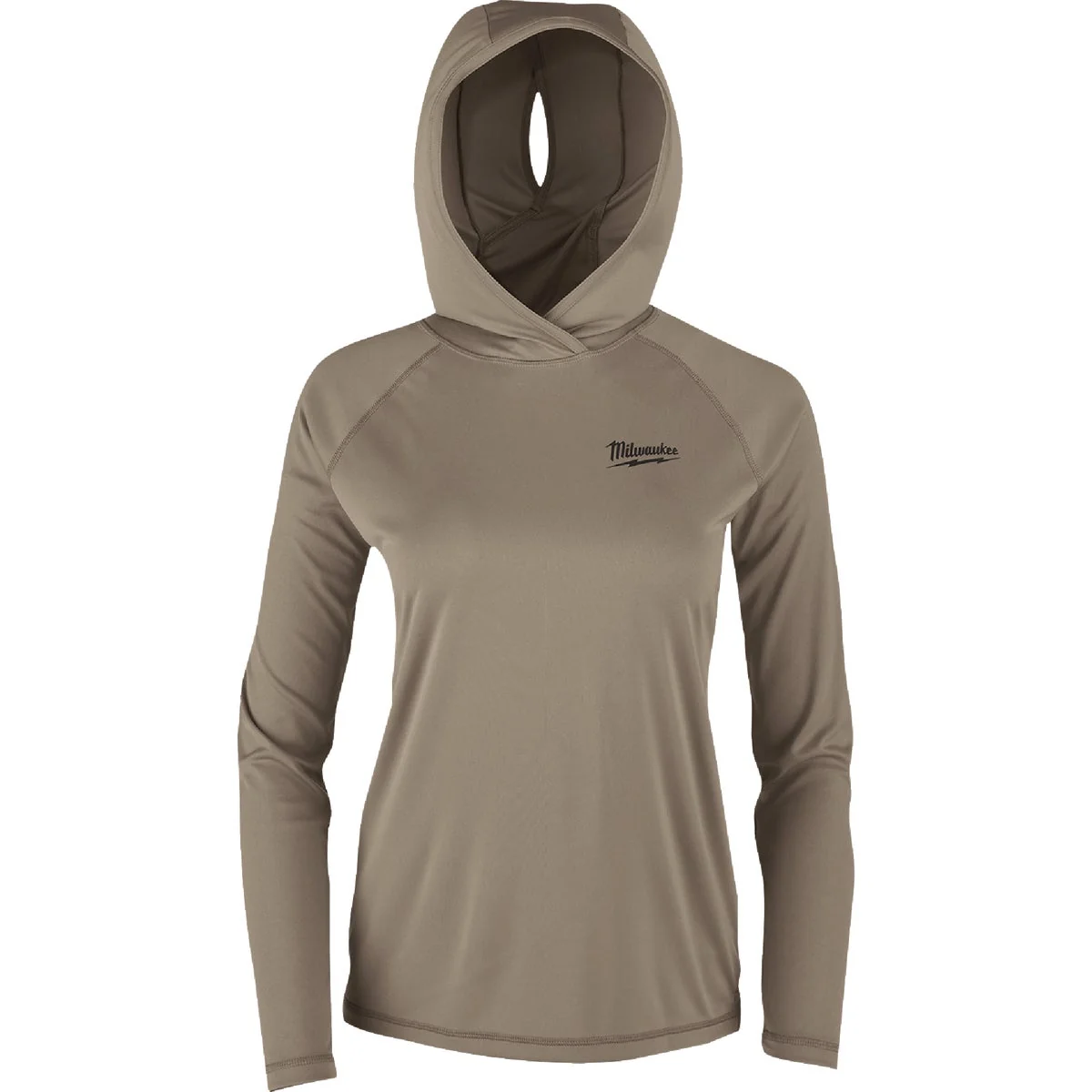 Pure Milwaukee WORKSKIN Women's Large Sandstone Hooded Sun Shirt Innovative