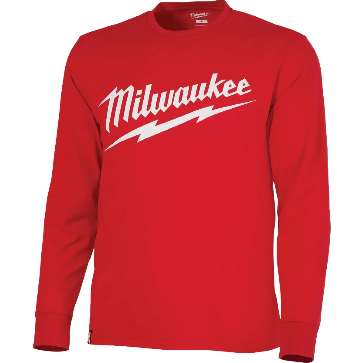 Excellent Milwaukee 2XL Red Long Sleeve Men's Heavy-Duty Shirt Comfortable