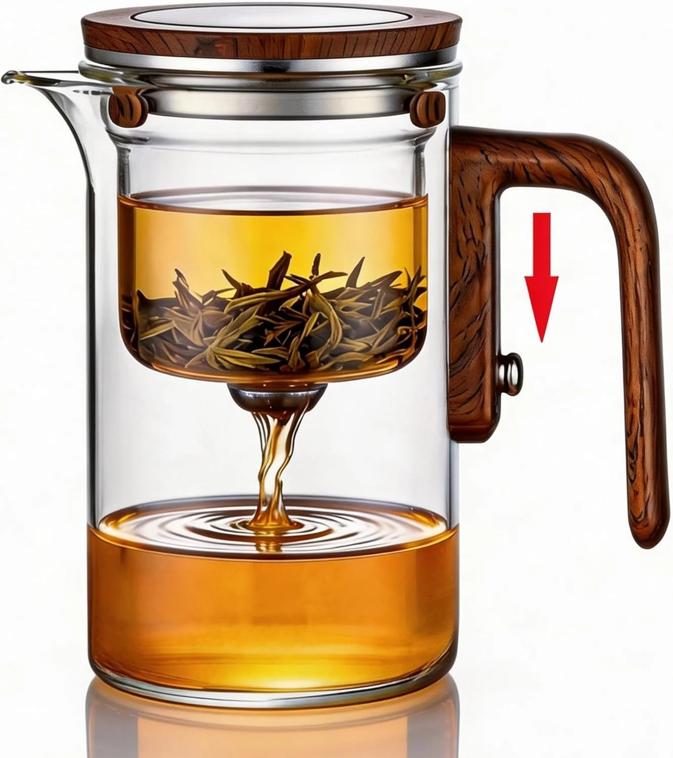 Exceptional Enchanted Tea Pot with Tea Infuser Loose Leaf Tea Steeper 20 oz Teapot for Loose Leaf Tea Diffusers Glass Tea Maker I Gift for Tea Lovers World-Class