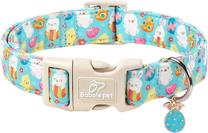 Clean Easter Dog Collar for Medium Dogs Original Design