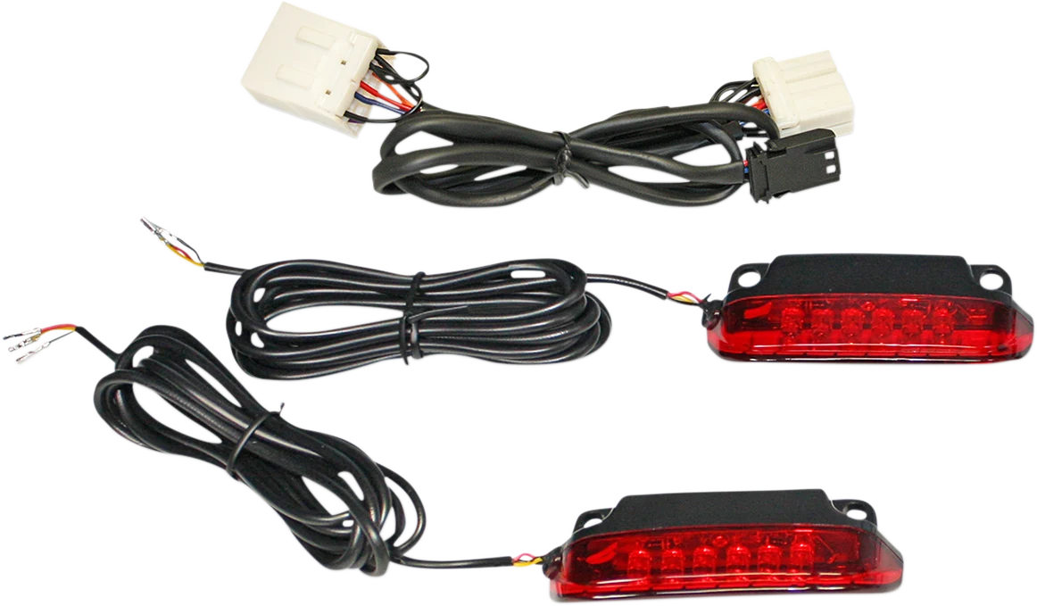 Powerful Custom Dynamics Luggage Rack Light Bar - Red CD-LR-09-R Proven