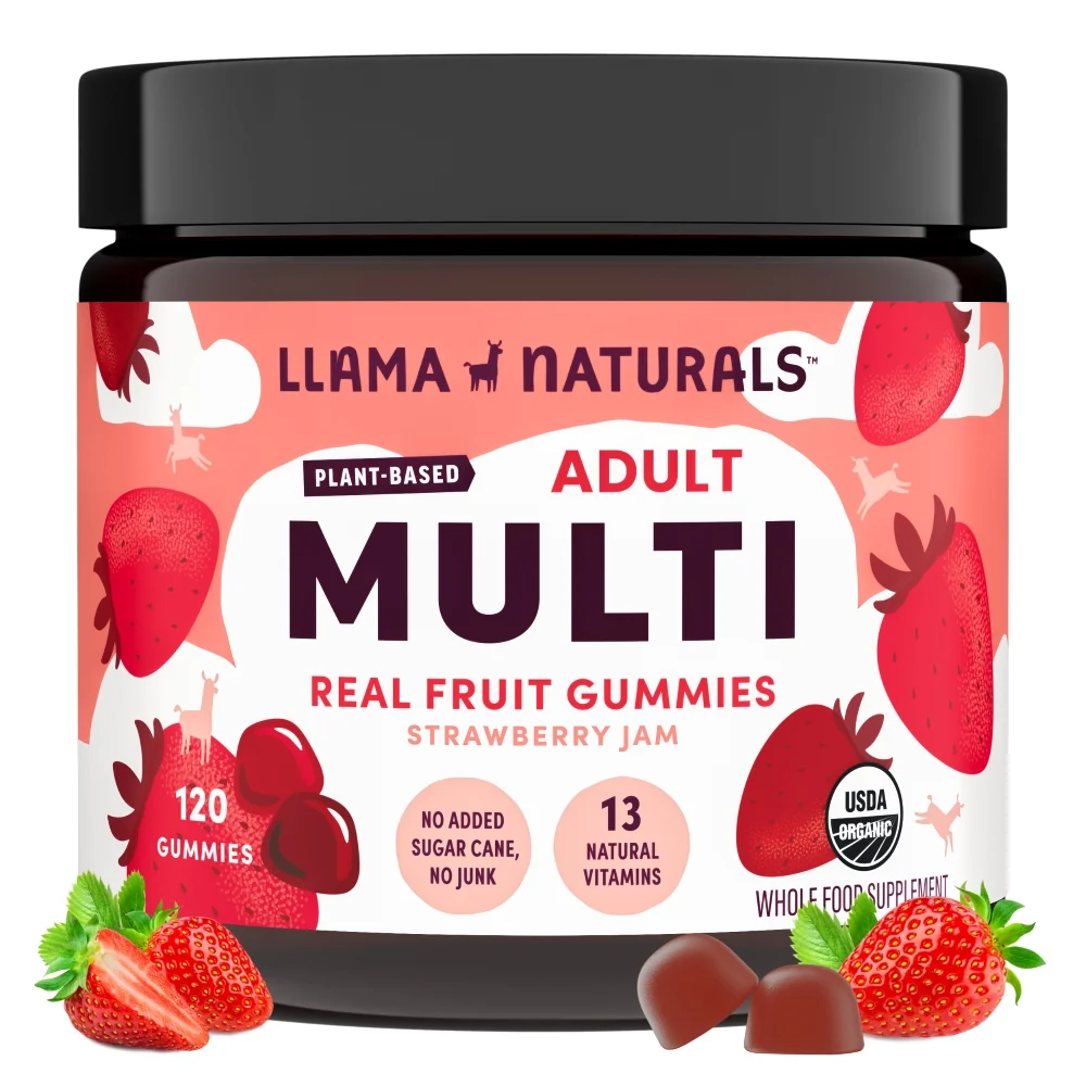 Contemporary Llama Naturals Adults Fruit Multivitamin Gummies Exclusive
