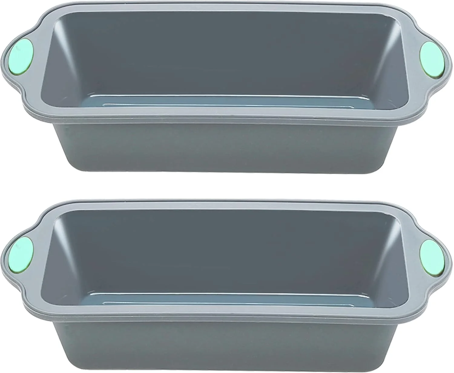 Soft To encounter 9 Inch Silicone Bread and Loaf Pan 2 Pack Food Grade Nonstick Silicone Molds for Baking Banana Bread Meat Loaf Pound Cake Classic