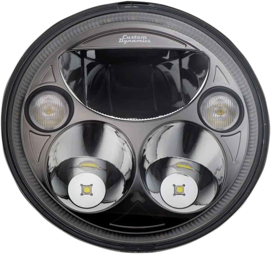 Fine Crafted Custom Dynamics 7 TruBEAM Headlamp - Black - Chief CDTB-7-I-B Original