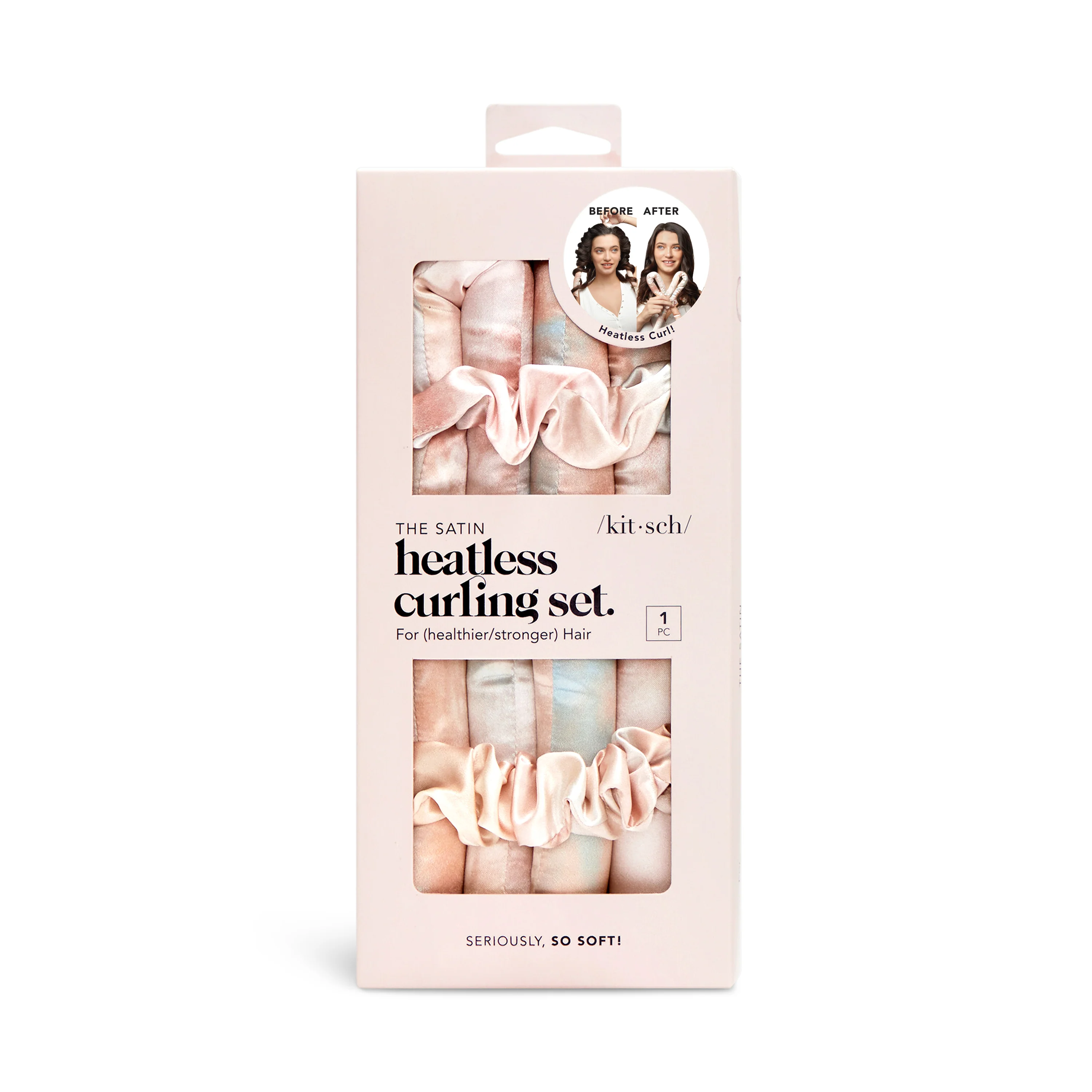 Convenient Kitsch Satin Heatless Curling Set Modern