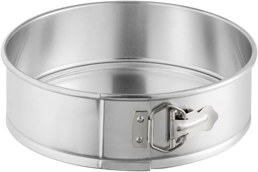 Convenient Soro Essentials- 10'' x 3'' Deep Aluminum Round Spring Form Pan- Leak Proof Cheesecake Pan Spring Form Pans with Removable Bottom and Quick Release Premium