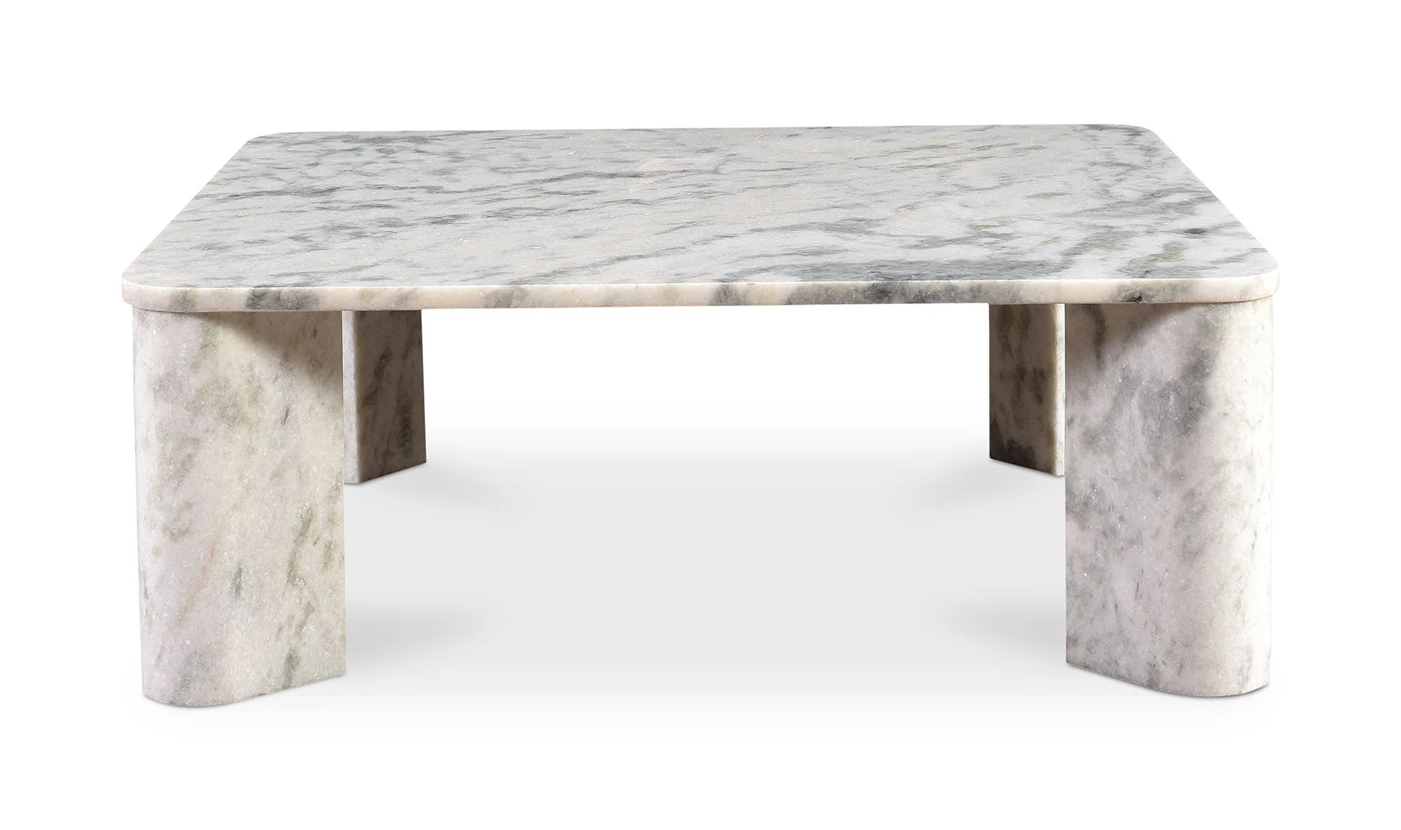 Expertly Made Segment Coffee Table Ashen Grey Breathable