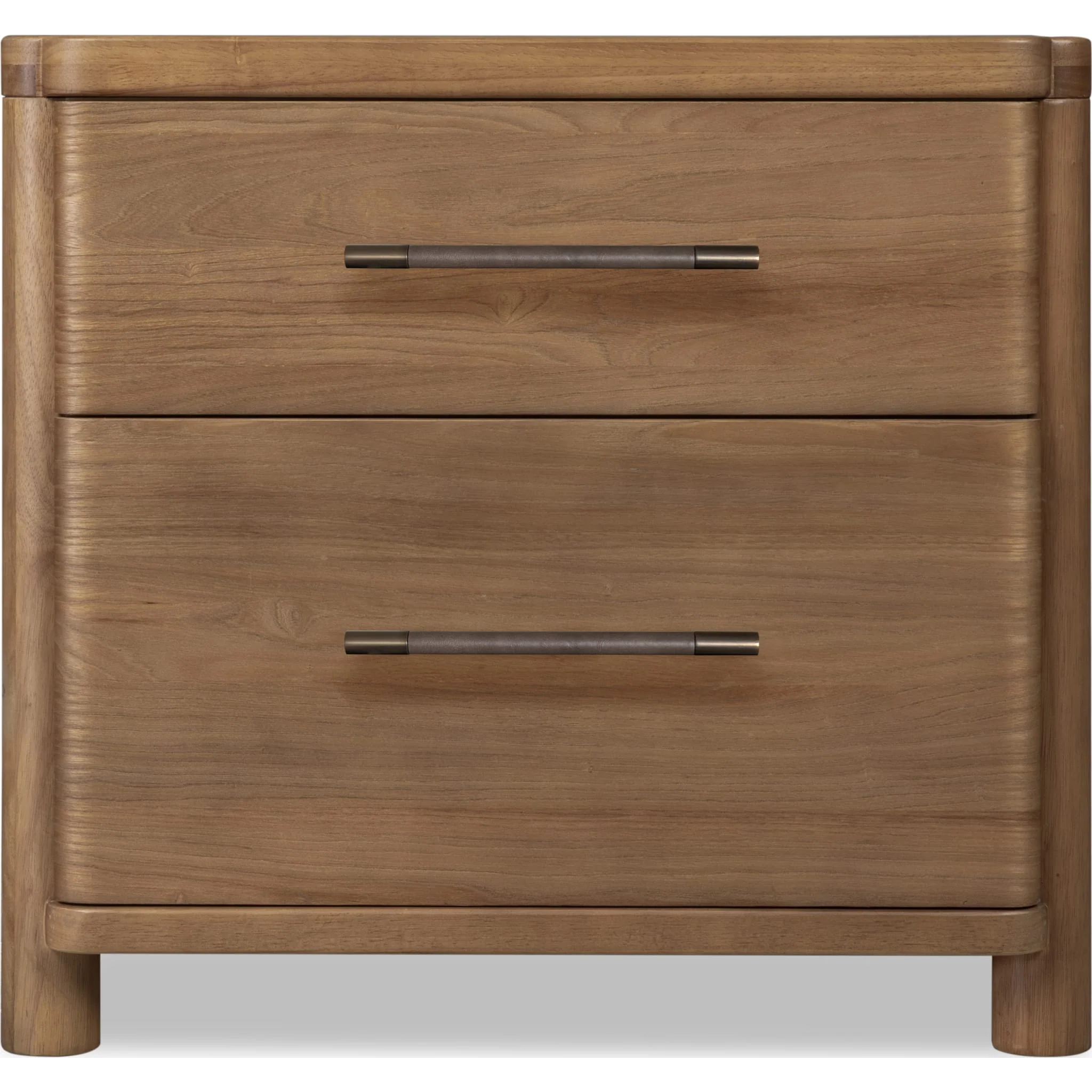 High-Performance Perla 2-Drawer Nightstand – Cabin Glow Elite