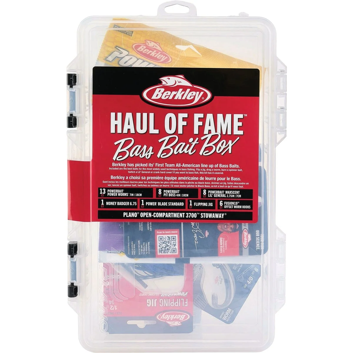 Contemporary Berkley Haul of Fame Bass Bait Kit 39-Piece Smart