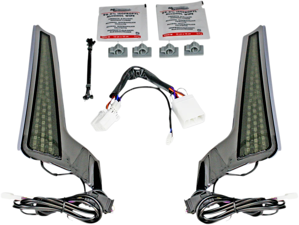 Professional Custom Dynamics Fascia LED Light Panels - Chrome Smoke CD-FASCIA-HD-CS Modern