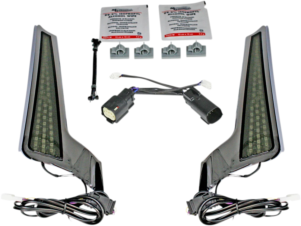 Lightweight Custom Dynamics Fascia LED Light Panels - Chrome Smoke CD-FASCIA-SS6SC High-Quality